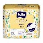 Прокладки гигиенические Bella Flora с ароматом тюльпана 10 шт