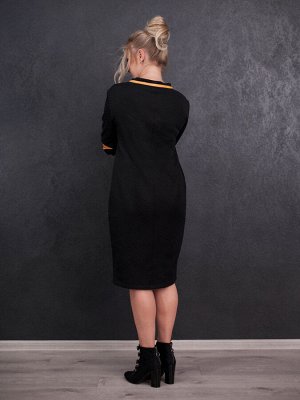 Платье Euro Moda 296 черное