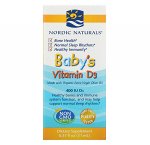 Nordic Naturals, витамин D3 в каплях, для детей, 400 МЕ, 11 мл (0,37 жидк. унции)