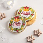 ? Шоколадная медаль &quot;С Новым годом&quot; (белая), 25г.