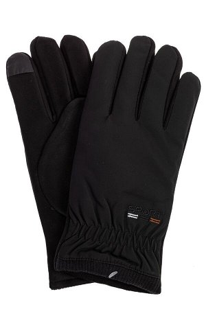 Утепленные перчатки мужские, цвет черный