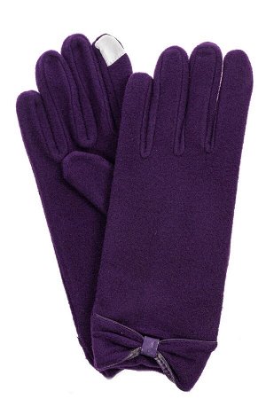 Классические перчатки женские хлопковые, цвет фиолетовый