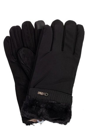 Утепленные перчатки мужские, цвет черный