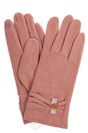 Перчатки женские из хлопка, цвет розовый