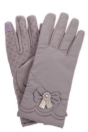 Классические перчатки женские, цвет серый