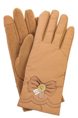 Классические перчатки женские, цвет бежевый