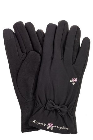 Теплые перчатки женские, цвет черный