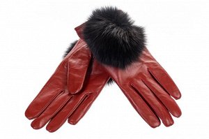 Перчатки для евро зимы из натуральной кожи