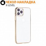 Чехол-накладка X-Level SOFT глянцевый борт для iPhone 11 Pro Max