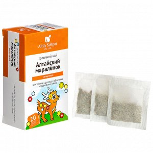 Травяной чай «Алтайский мараленок» иммунный, 20 фильтр-пакетов.