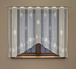 242990/160,  АСТРЫ, кремовая, размеры: 160 см высота х 300 см ширина, на универсальной ленте