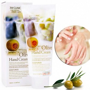 [3W CLINIC] Крем для рук ОЛИВА Olive Hand Cream, 100 мл