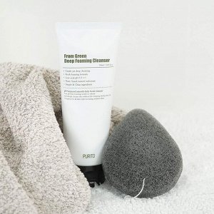 Слабокислотная пенка для умывания Purito From Green Deep Foaming Cleanser