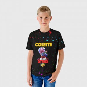 Детская футболка 3D «BRAWL STARS TRIXIE COLETTE»