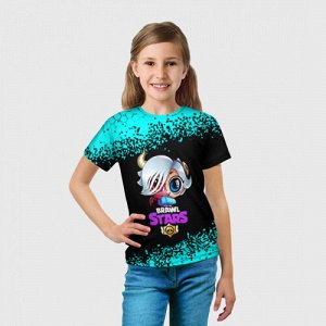 Детская футболка 3D «BRAWL STARS COLETTE.»