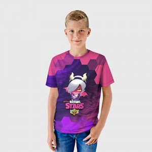 Детская футболка 3D «BRAWL STARS TRIXIE COLETTE»