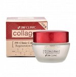3W Clinic Регенерирующий крем для лица с коллагеном Collagen Regeneration Cream, 60 мл
