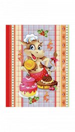 Полотенце вафельное &quot;Сливки общества&quot;