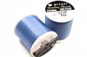 Нить для бисера Miyuki Beading Thread, длина 50 м, цвет 10 светло-голубой, нейлон, 1030-262, 1шт