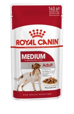 Royal Canin MEDIUM ADULT (МЕДИУМ ЭДАЛТ)  Полнорационный корм для взрослых собак средних размеров (весом от 10 до 25 кг) в возрасте от 12 месяцев до 10 лет"