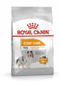 MINI COAT CARE (МИНИ КОАТ КЭА)
Питание для собак мелких размеров с тусклой и сухой шерстью в возрасте от 10 месяцев и старше 1 кг