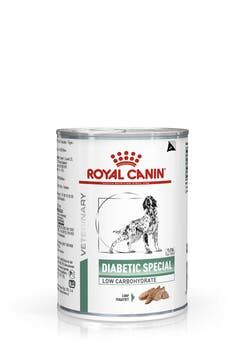 DIABETIC SPECIAL LOW CARBOHYDRATE CANINE, БАНКА 
диета для собак при сахарном диабете 0,41 кг
