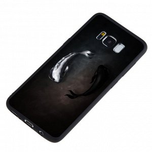 Чехол силикон с рисунком Samsung Galaxy