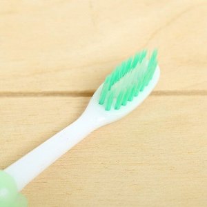Зубная щётка с песочными часами «Время чистить зубки» цвета МИКС
