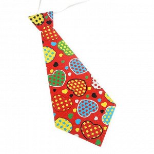 Карнавальный галстук «Сердца», набор 6 шт., виды МИКС