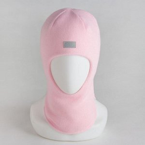Шлем-капор для девочки, цвет розовый, размер 50-52
