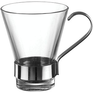 Чашка кофейная с металлическим подстаканником «Эпсилон» от Bormioli Rocco - Fidenza