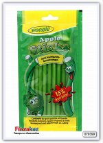 Жевательные конфеты со вкусом яблока Woogie (трубочки) 85 гр