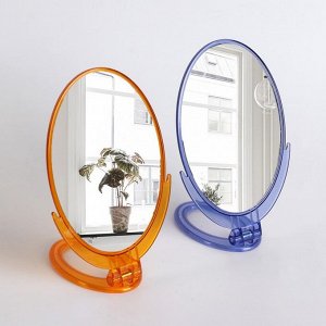 Зеркало складное-подвесное, зеркальная поверхность 10,5 - 14,5 см, МИКС