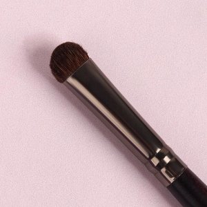 Кисть для макияжа, 18 см, цвет коричневый, (Т203)