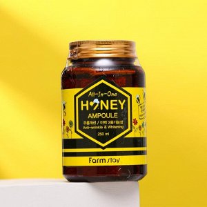 Многофункциональная ампульная сыворотка FarmStay, с мёдом, 250 мл