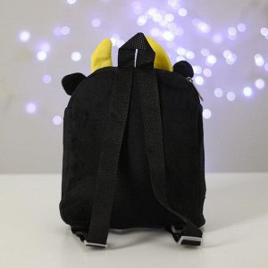 Рюкзак детский новогодний «Коровка с подарком» 22х17 см