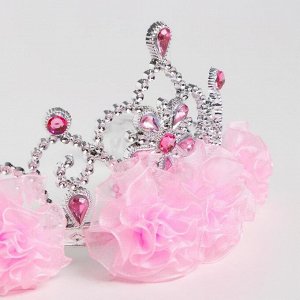 Корона "Королева", цвет розовый