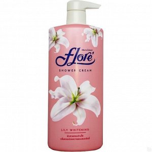 Осветляющий крем-гель для душа Shokubutsu Flore Shower Cream Лилия