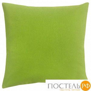Чехол для подушки "Флора", 43х43 см, P702-Z163/1, хлопок, коллекция "Флора", цвет зеленый