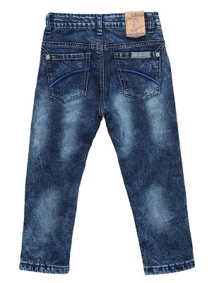 Брюки джинсовые для мальчиков утеплённые размер 128