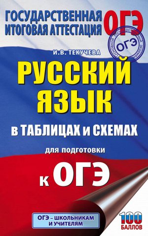 Текучева И.В. ОГЭ. Русский язык в таблицах и схемах для подготовки к ОГЭ. 5-9 классы