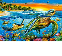 Пазлы 180 Морские Черепахи