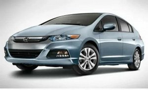 Ковры салонные 3D LUX Honda Insight с воздуховодами 1,5 (2009-2014)