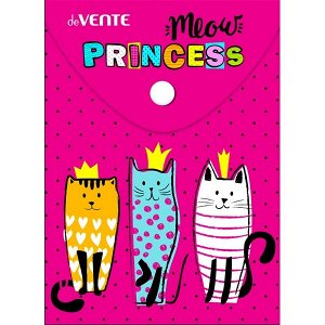 Папка на кнопке цв а6- "meow princess"