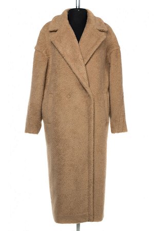 01-10133 Пальто женское демисезонное вареная шерсть Кэмел