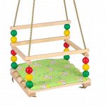 Подвесное кресло для игровой площадки с мягкой сидушкой, &quot;Ветерок&quot;, сиденье 34х28 см