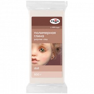 Полимерная глина Гамма "Хобби. DOLL", телесный прозрачный, 500г