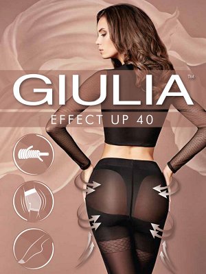 Effect Up  40 (Gulia)  непрозрачные колготки из 3D микрофибры с эластаном двойной обмотки