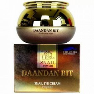281129 "Jigott" Daandanbit Snail Eye Cream Крем для век антивозрастной с муцином улитки 50 мл 1/100