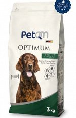 Сухой корм для собак PetQM Optimum со свежей курицей 3 кг